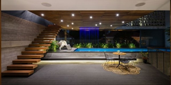 thiết kế biệt thự hiện đại có bể bơi 3