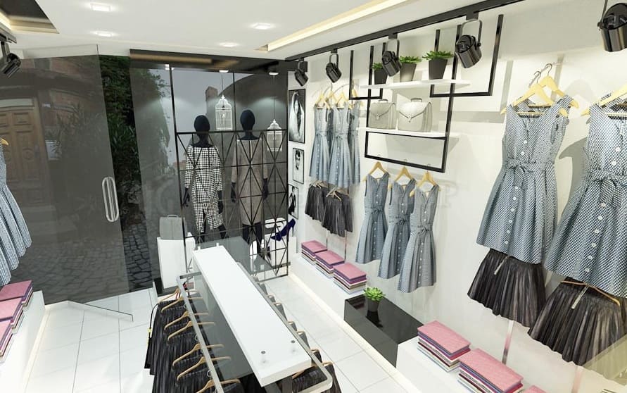 19+ Mẫu Thiết Kế Shop Quần Áo Nữ 10m2 Nhỏ, Đẹp & Tinh Tế