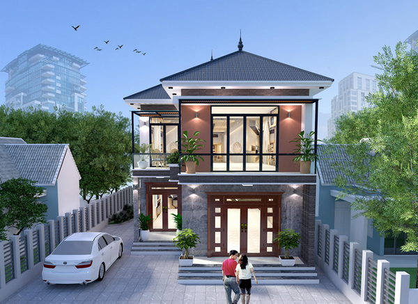 Gợi ý mẫu nhà 2 tầng đẹp giá 700 triệu kèm dự toán chi phí - VillaDesign